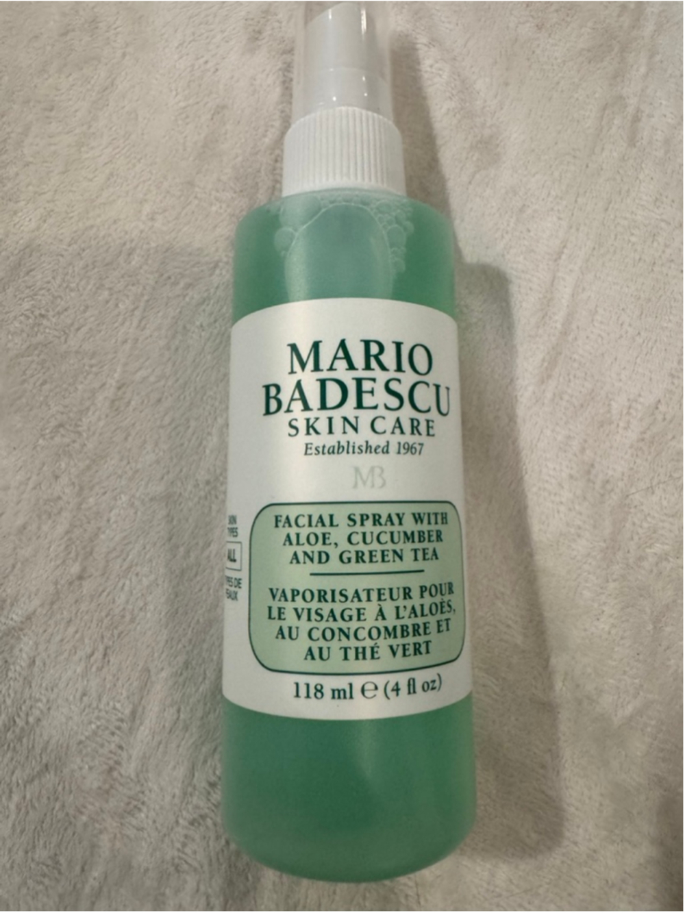 Mario Badesco aloe facial hydration spray